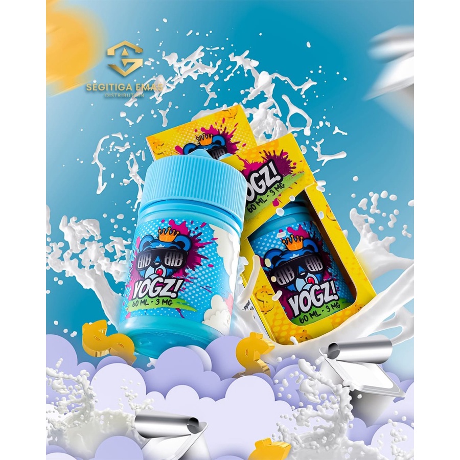 YOGZ ORIGINAL YOGHURT LIQUID 60ML 3MG 6MG BY BROTHERS IN BREWERY