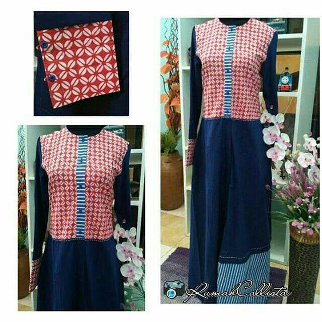 Abaya Batik Reguler Dannis 30% size S