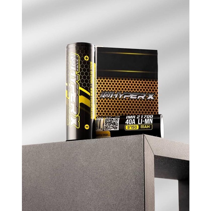 Authentic CoilGear Hyper X 21700 3750mAh 40A Baterai Battery Batre