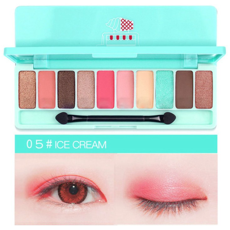 LAMEILA PLAY COLOR - Palet Eyeshadow 12 Warna Shimmer Tahan Lama Anti Air LA004 3596