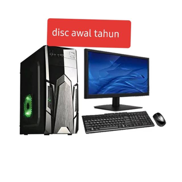 PC Gaming Core i7 Ram 8 gb VGA 4 gb plus monitor 19 inLG editing ok