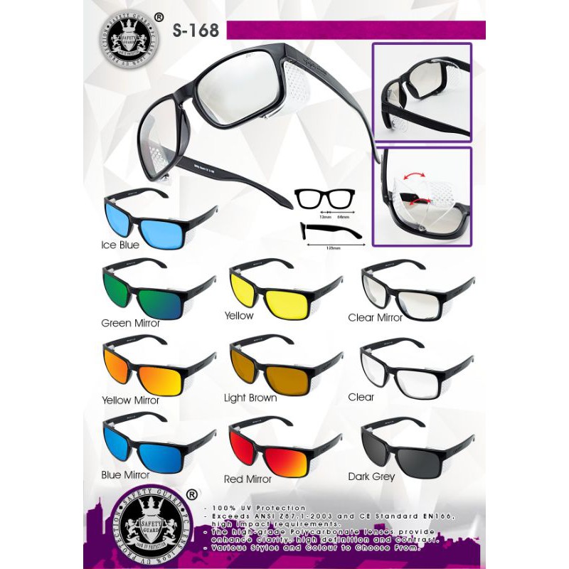 kacamata safety guard type S-168