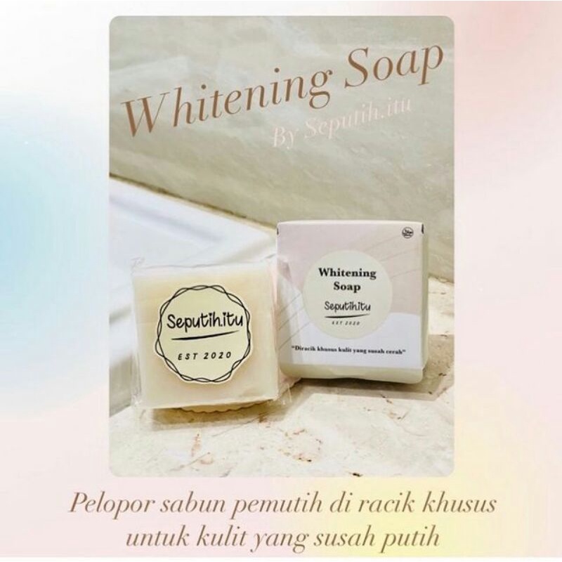 Whitening Soap seputih.itu