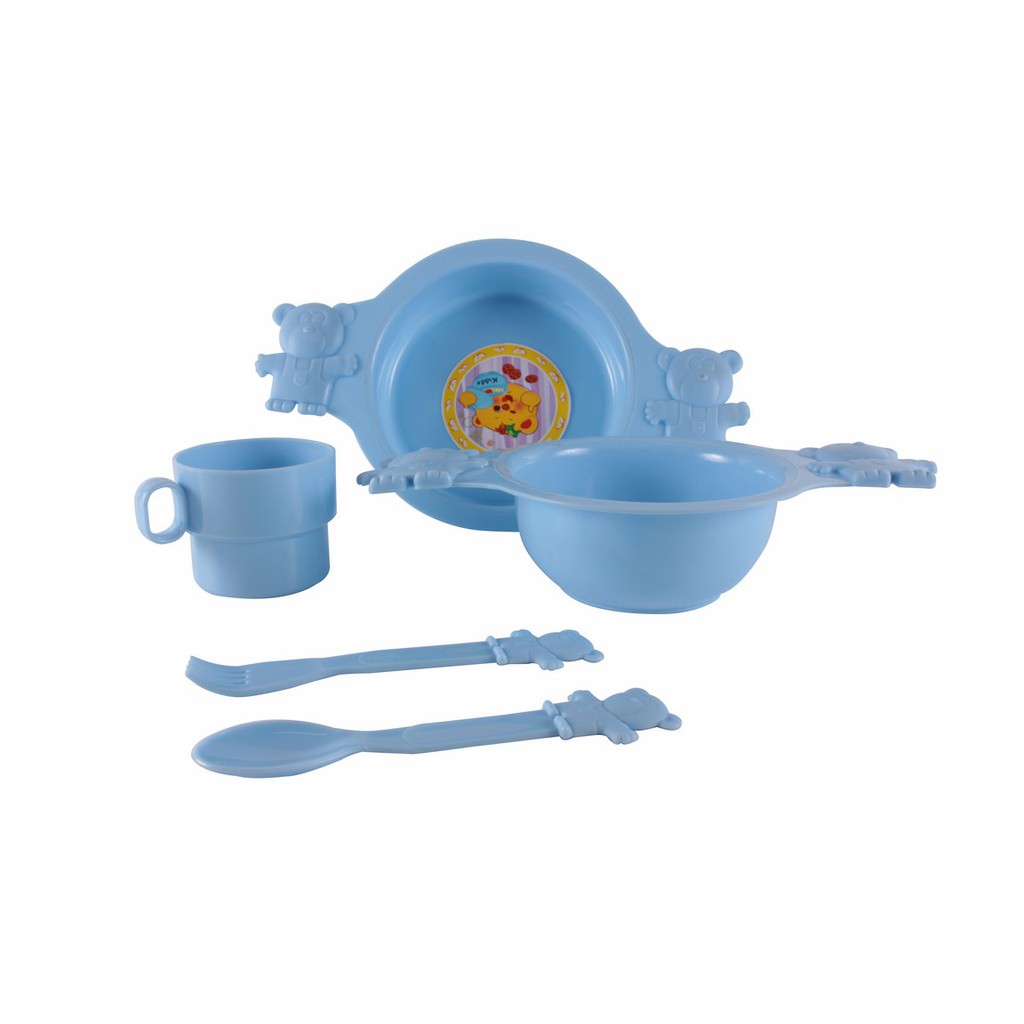 Kiddy Feeding Set / Tempat Makan Bayi Beruang  - 82009