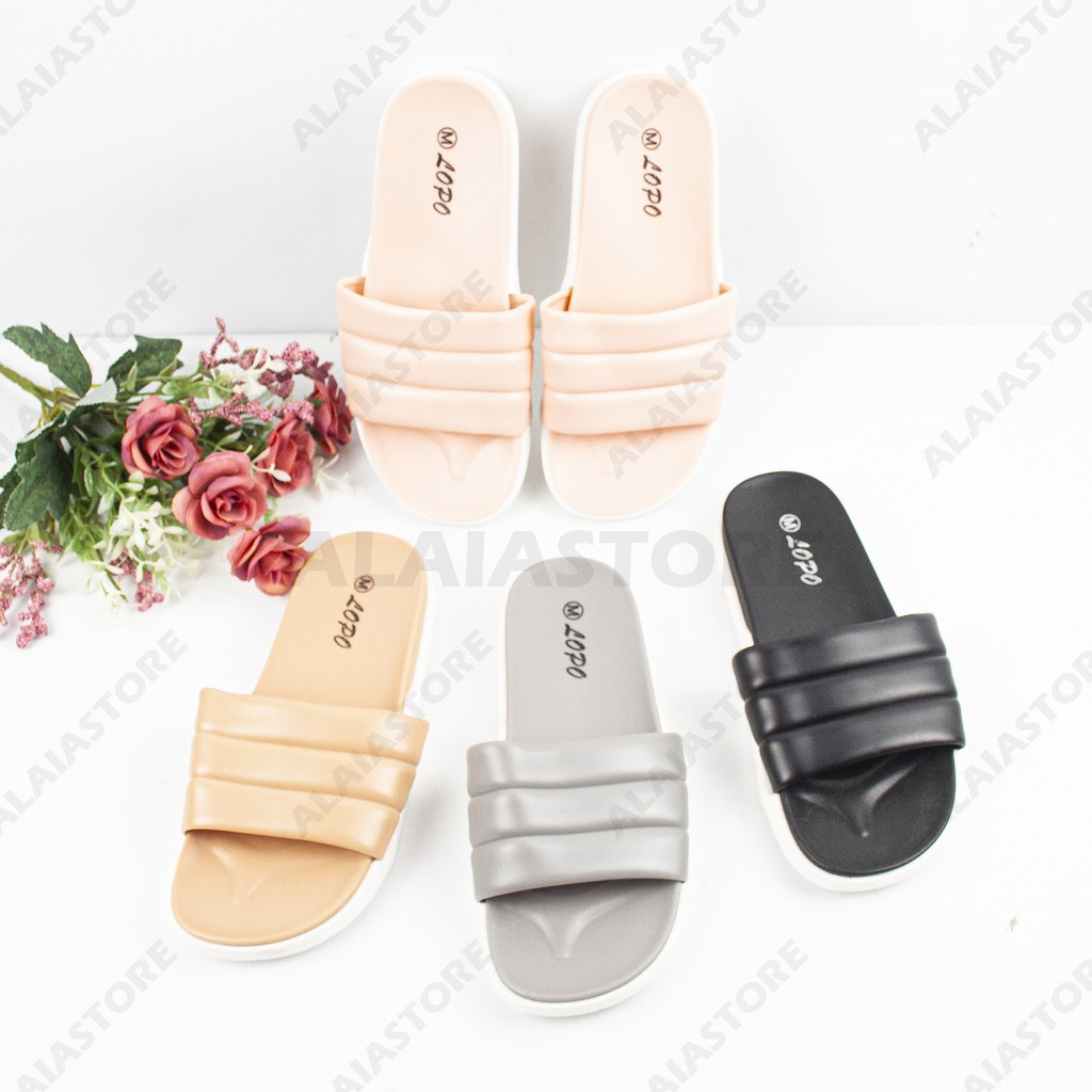 Sandal Slop Wanita impor Motif Panda Lucu - Mokaya 1902-W Panda &amp; 1988L (37-41)