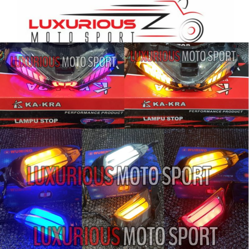 lampu stop kakra nmax new plus lampu sein wuming depan new nmax