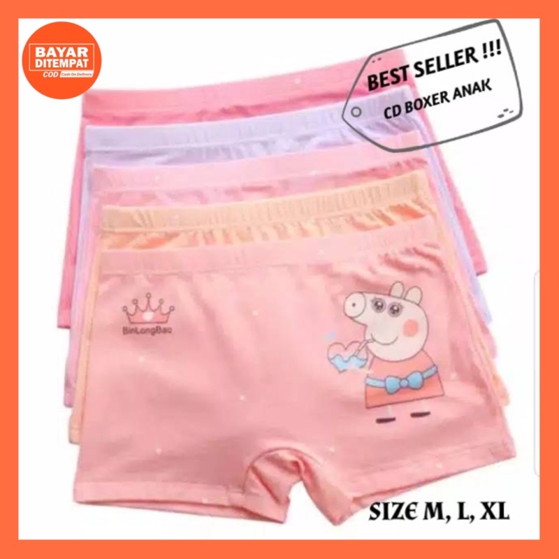 CD Celana Dalam Anak Perempuan Cewek Celana Dalam Boxer Anak Bayi Perempuan Katun Murah 1 3 5 7 10 Tahun