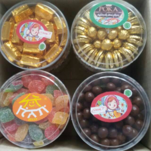 

4 in 1 JELLY COKLAT POKA ROKA DELFI CHACHA LAGIE CHOCHO BALL TELUR PUYUH AQILLASHOPEE