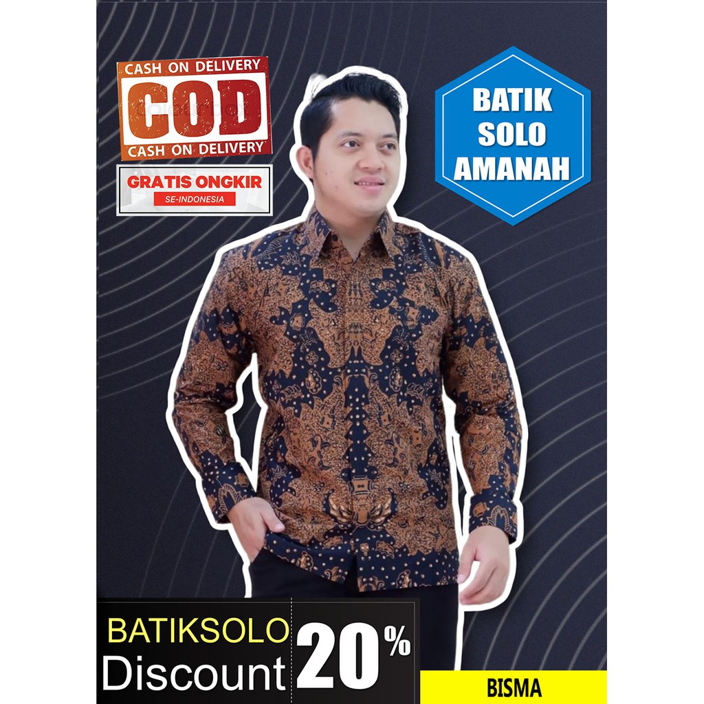 BURISRAWA BATIK INDONESIA KEMEJA BATIK PRIA SOLO LENGAN PANJANG LAPIS FURING ATASAN PREMIUM MODERN KATUN HALUS PEKSI DWIPO JOKOWI WAYANG MERAK PUSPITA SELING LASEM NAGA MERAH TANAKA PINAYUNG BIRU GONDROWARU SWIWI NEW KRISNAMUKTI ANGGA JAYA BATIK SOLO