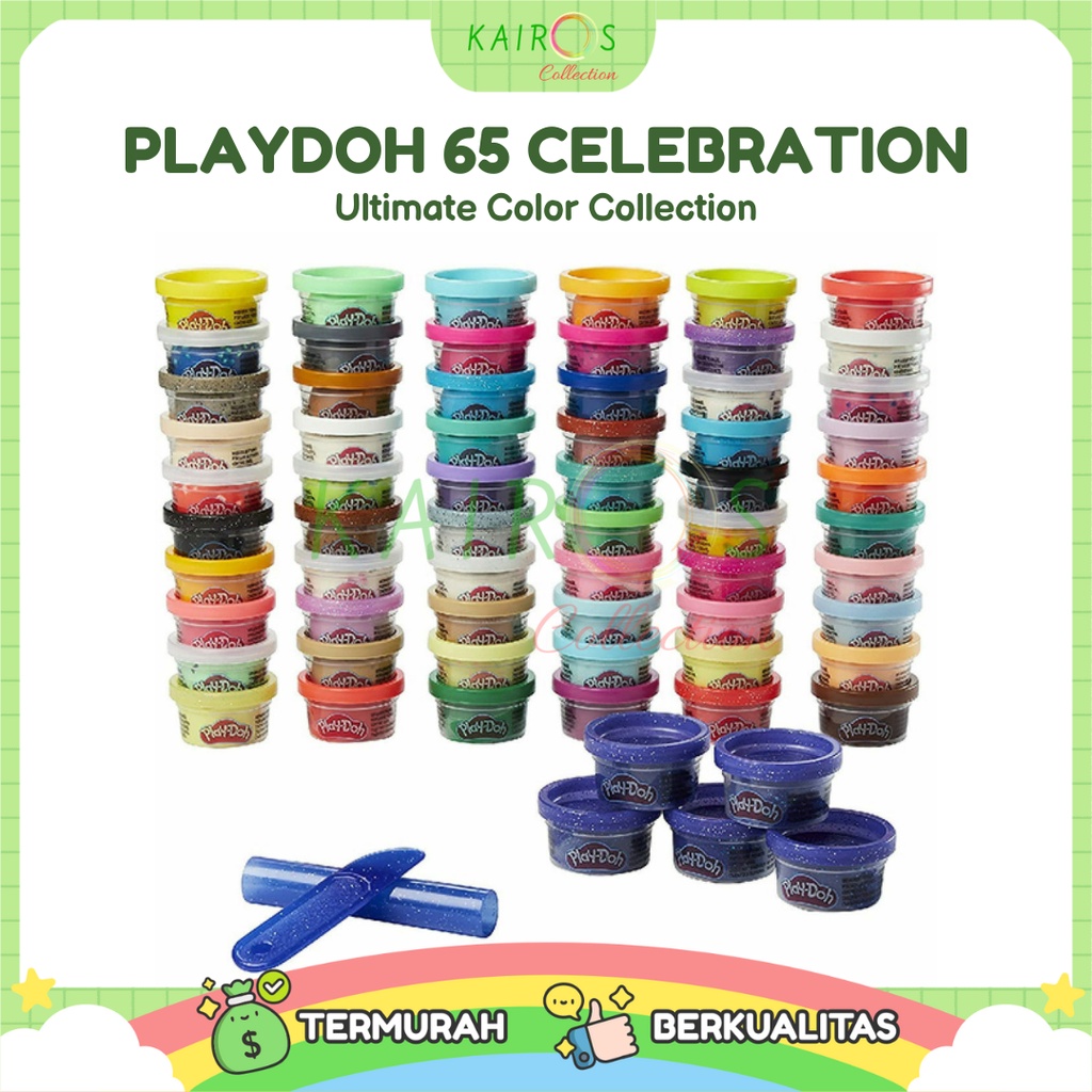 PlayDoh 65 Celebration Ultimate Color Collection Isi 65 Single Can