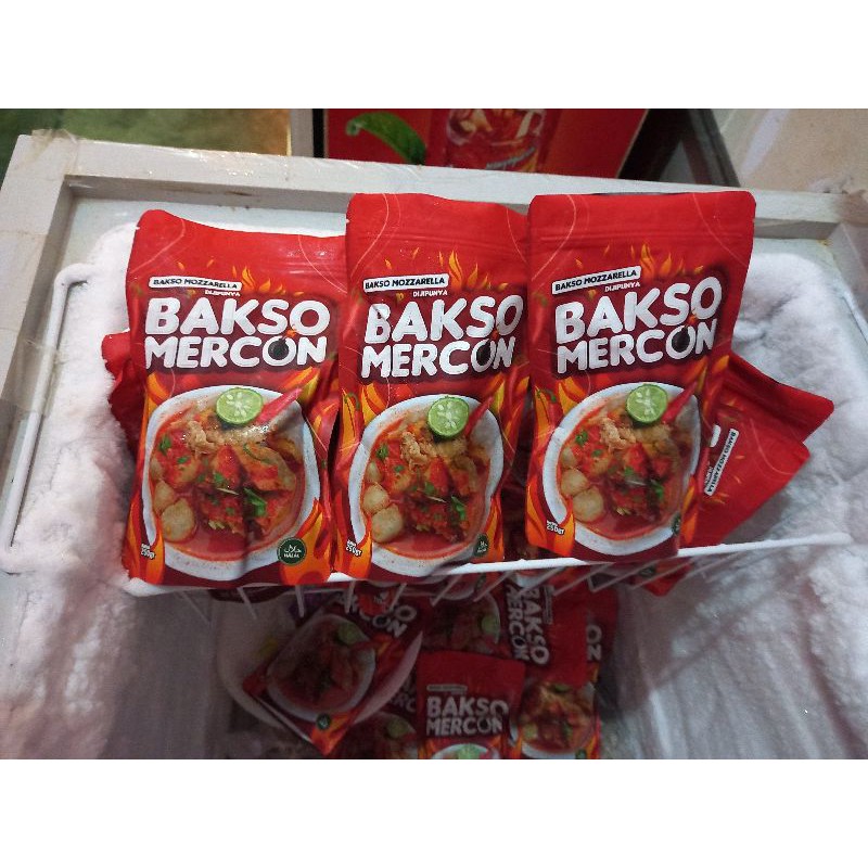 

Bakso MERCON pedasnya Nampolll