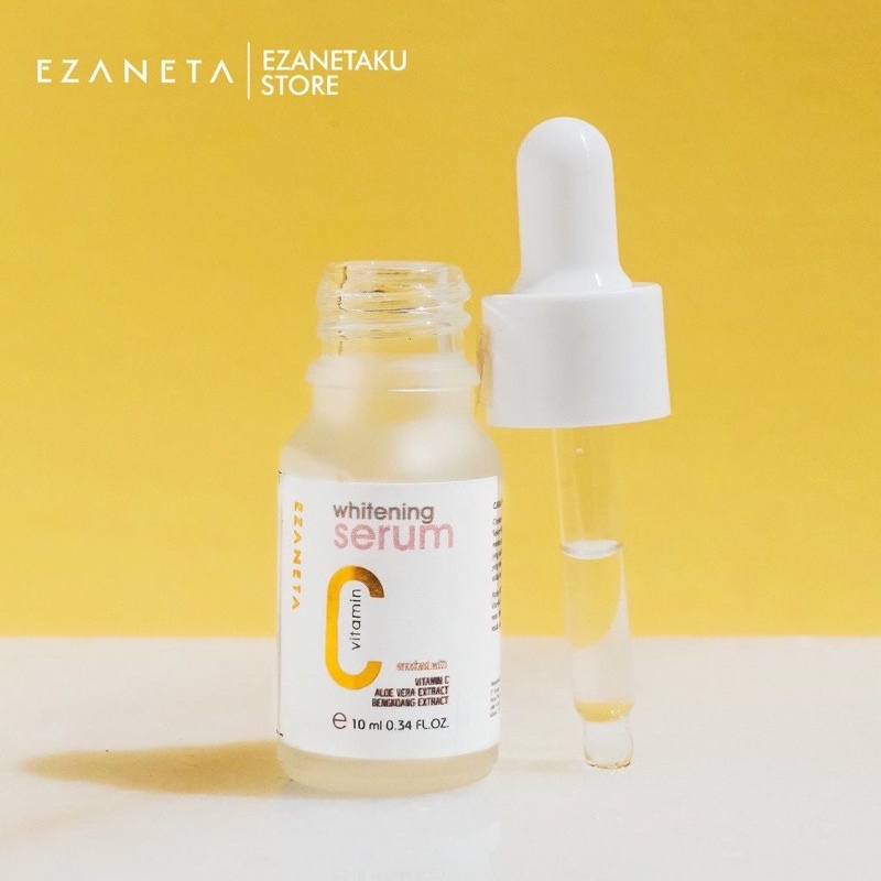 WHITENING SERUM EZANETA BPOM SERUM MENCERAHKAN WAJAH SERUM AUTO GLOWING SERUM VITAMIN C TERMURAH/PROMO/COD/FREE ONGKIR