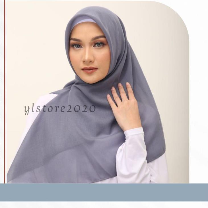 Model Baru.. Hijab Segi Empat Warna Pink Salem Scarf Polos Elzatta