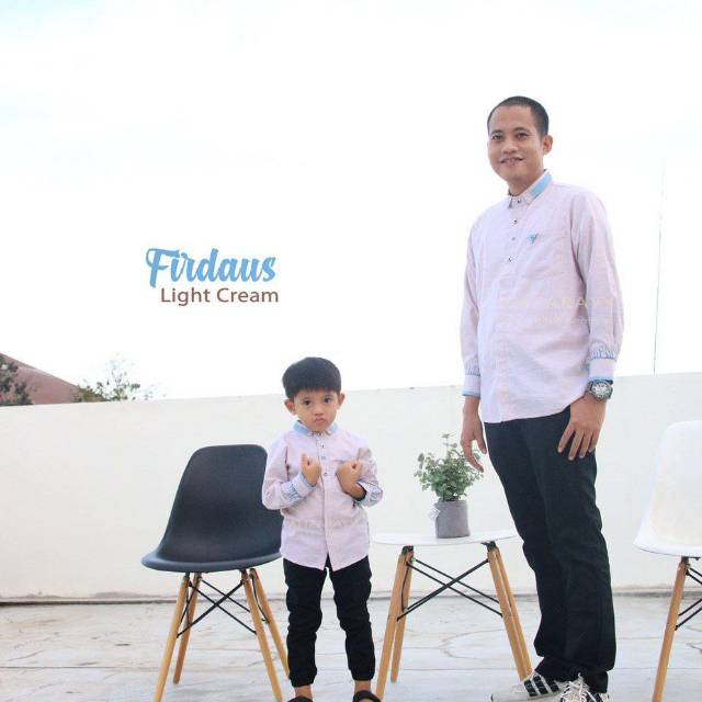 Ahzarayy FIRDAUS Light Cream Koko Couple Keluarga
