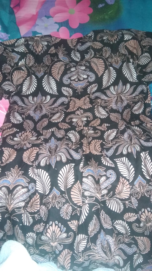Gamis Batik Sriwedari Maxi Bumil/busui Katun Sogan Allsize Standar