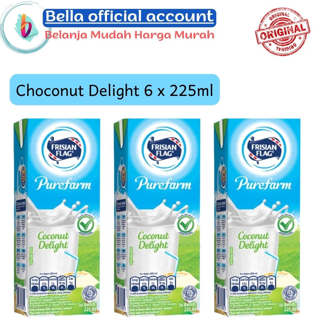 

Frisian Flag Coconut Delight Susu UHT 225 mL x 6 pcs