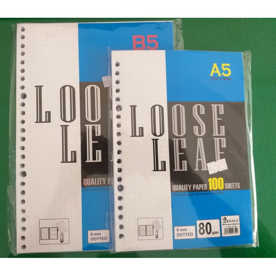 

ISI BINDER TITIK/ DOT B5 & A5