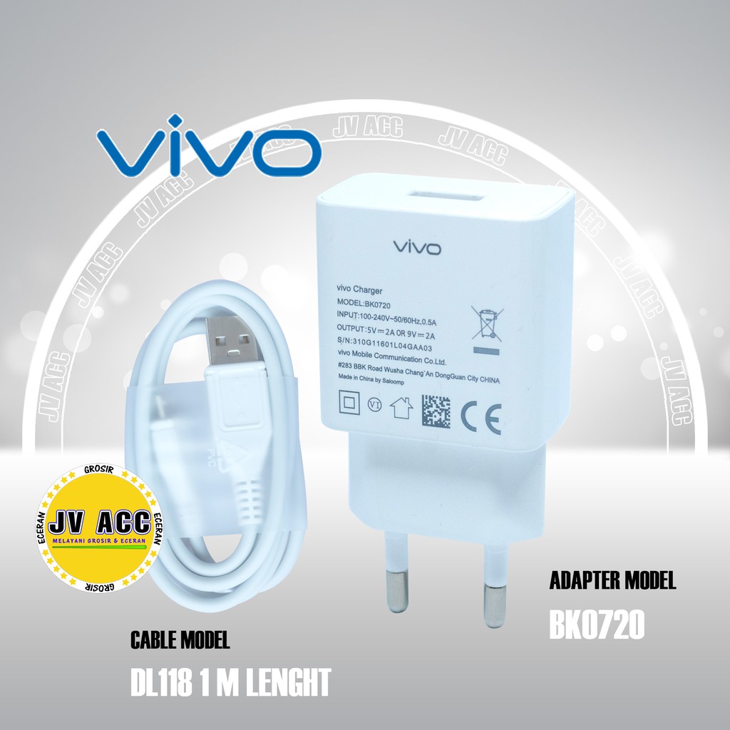 CHARGER VIVO V5 V7 V7PLUS V9 Y71 Y83 FAST CHARGING ORIGINAL