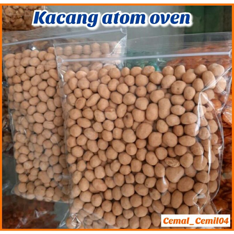 

snack / cemilan / Kacang oven 200gram / kacang panggang / kacang atom / kacang telur