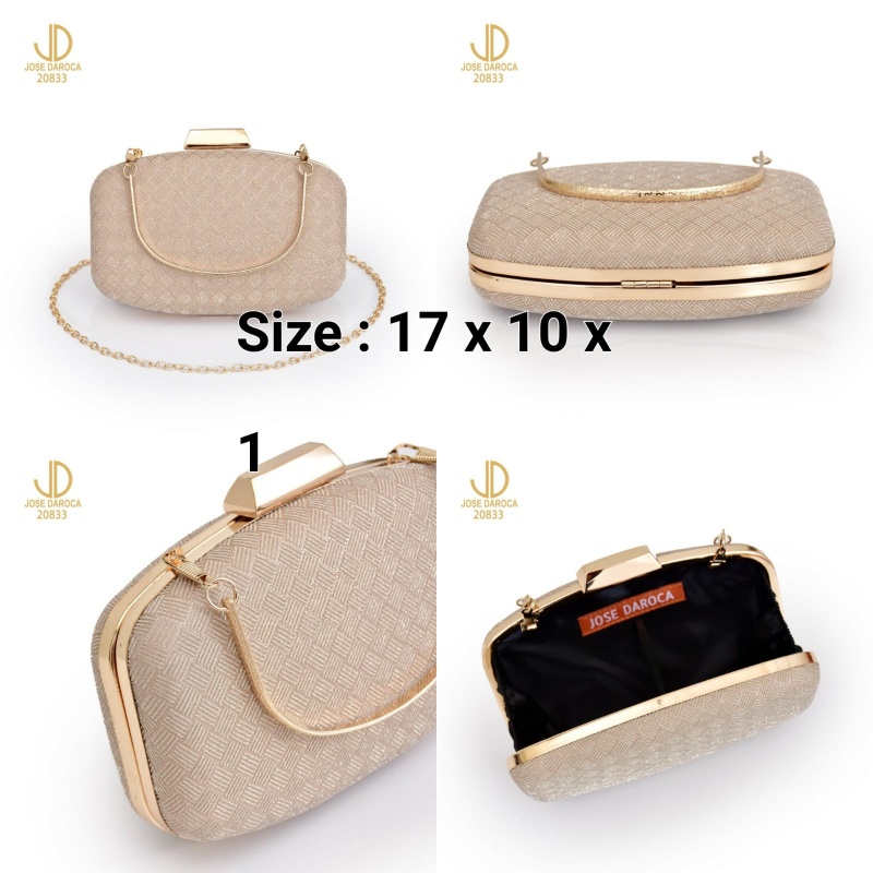 TAS PESTA CLUTCH JOSE DAROCA ORIGINAL ~ 20833 ~