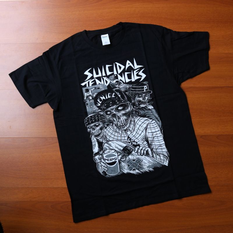 Kaos tees tshirt pria suicidal tendencies