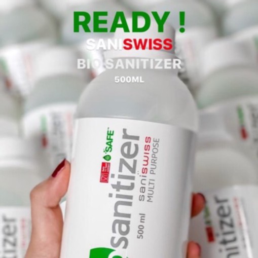 SaniSwiss Bio Sanitizer Cairan Disinfektan Food Grade Multi Purpose Sani Swiss 500ML