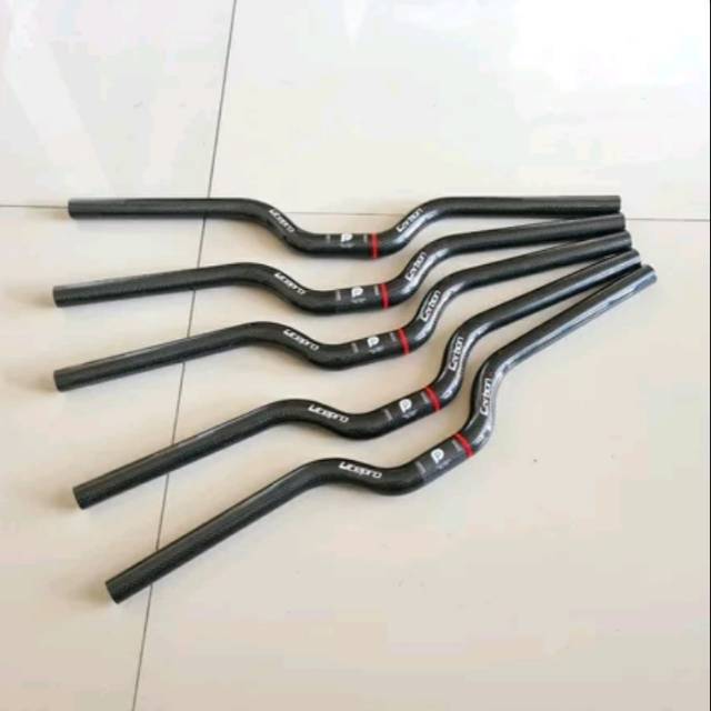 HANDLE BAR MIDRISE LITEPRO CARBON SETANG STANG SEPEDA KARBON LITEPRO