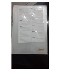 

AT DAIICHI Map L / map bening / Clear Sleeves ukuran A4 (isi 12 pcs)