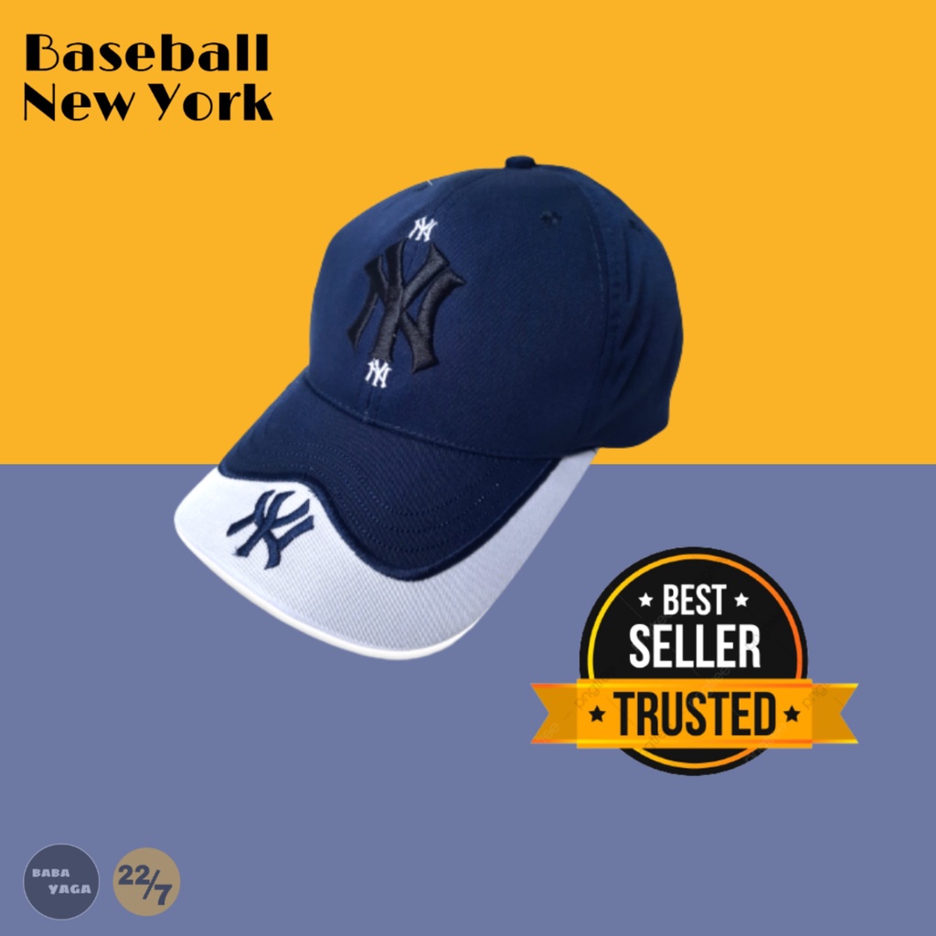 TOPI BASEBALL NEW YORK WANITA DAN PRIA TOPI BASEBALL POLOS TOPI BASEBALL TERBARU 2021 NEW YORK