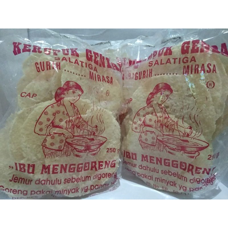 

Kerupuk Gendar [Nasi Kering] Mentah