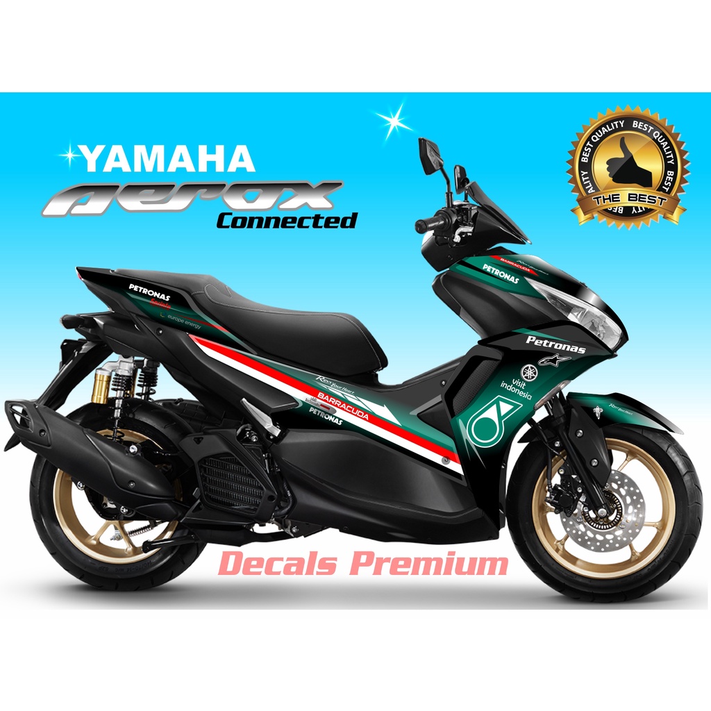DECAL AEROX NEW PETRONAS / STICKER AEROX 2021 / AEROX CONNECTED