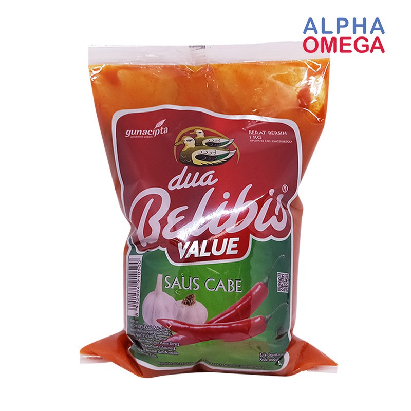 Saus Cabe Dua Belibis Value Pouch 1 Kg Saos Cabe Refill Pack Shopee Indonesia