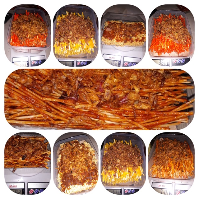

Mie lidi bertabur bawang goreng kriuk asli