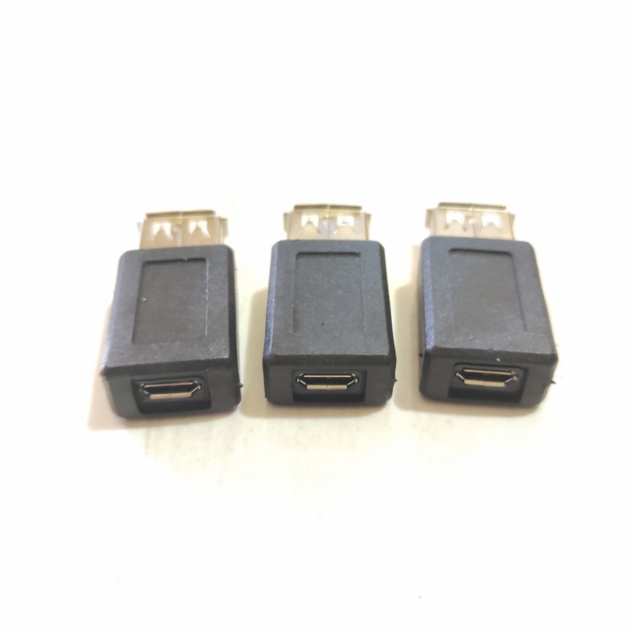 Micro USB Female to USB A Female Converter Adapter