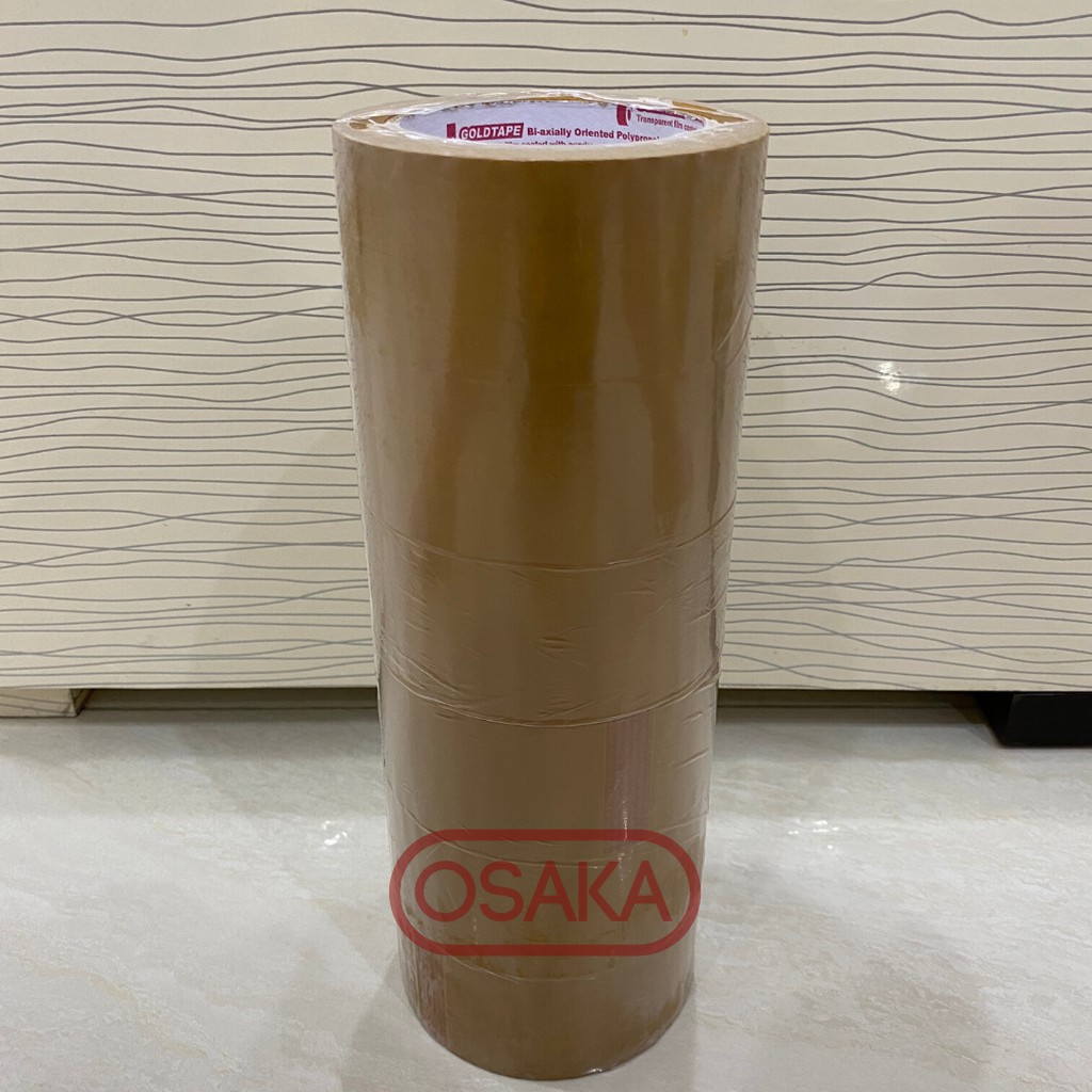 

[1 Slop Isi 6 pcs] Lakban / Isolasi Goldtape Merah Coklat 48mm / 2 inch x 100 yard