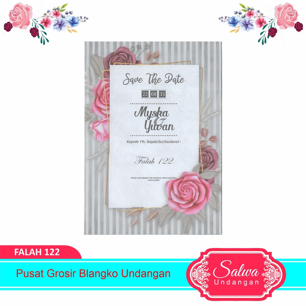 Blangko Undangan Falah 122 Harga Murah