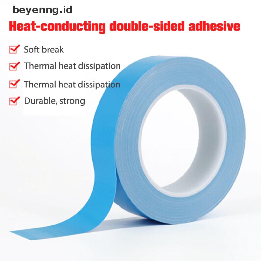 Beyen 25m / roll Tape Konduktif Thermal Dua Sisi Untuk Chip PCB LED Strip Heatsink