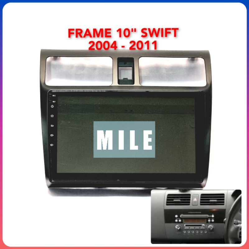 frame android 10inch suzuki swift 2004 - 2011
