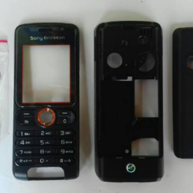 Casing fullset sony ericsson w200 w200i hitam O.C
