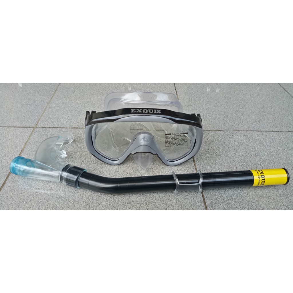 DIVING MASK SNORKLE KARET EXQUIS