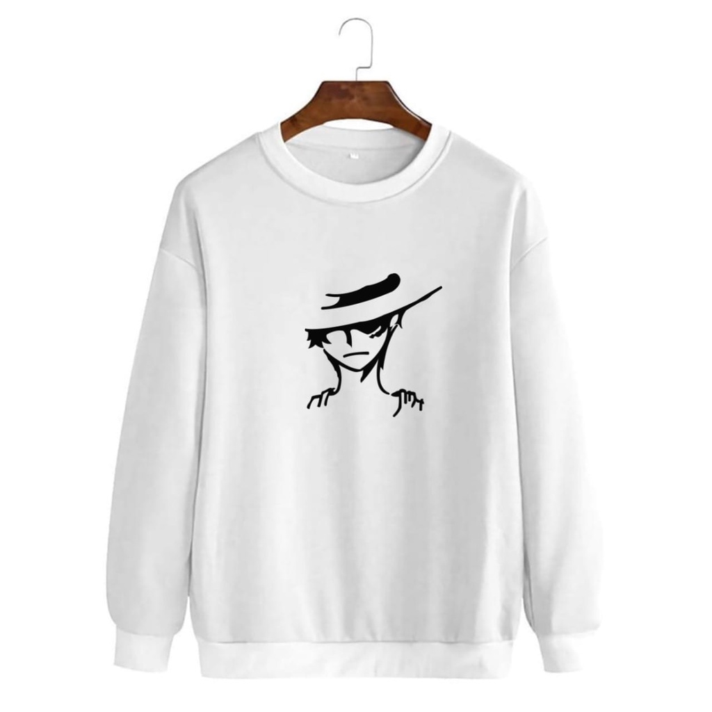 BISA COD /Baju Sweater lUKPI / sweater luffy terbaru /atasan pria /  baju trend kekinian  -mukzhop