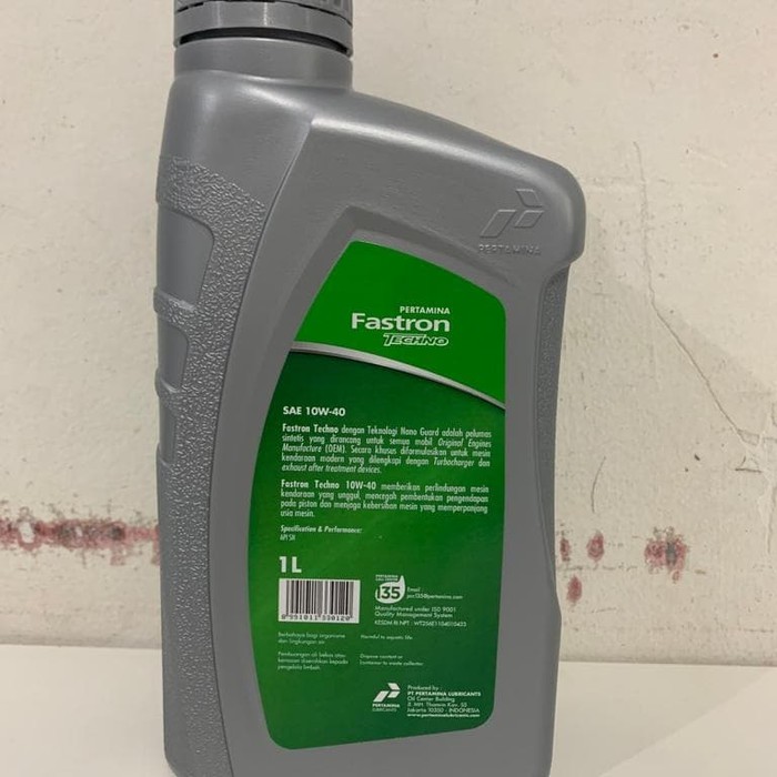 PERTAMINA FASTRON TECHNO SAE 10w-40 API SN 1 liter