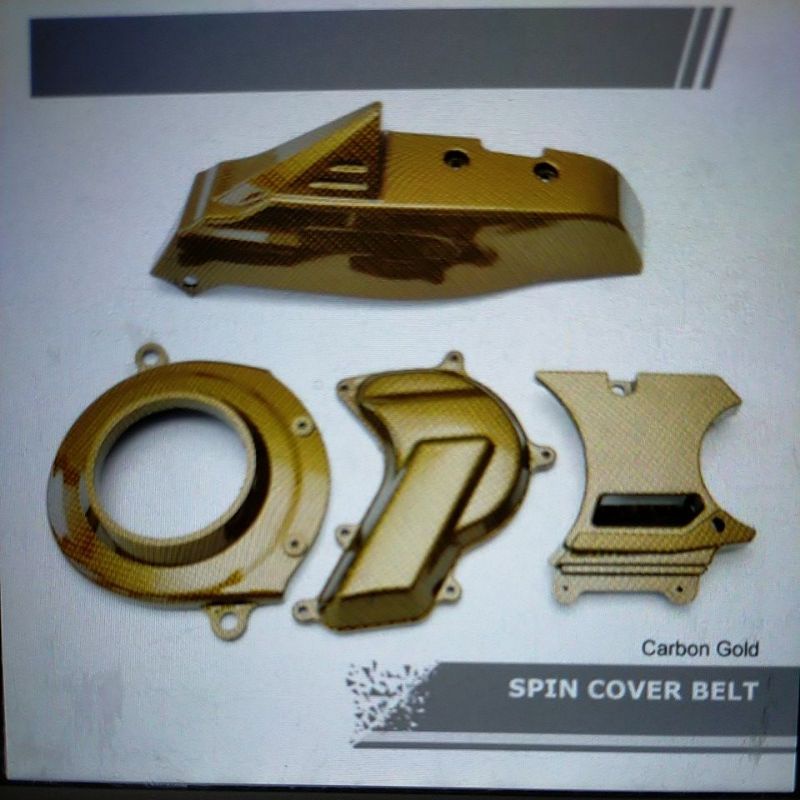 Cover belt timing set matic Suzuki Spin carbon gold