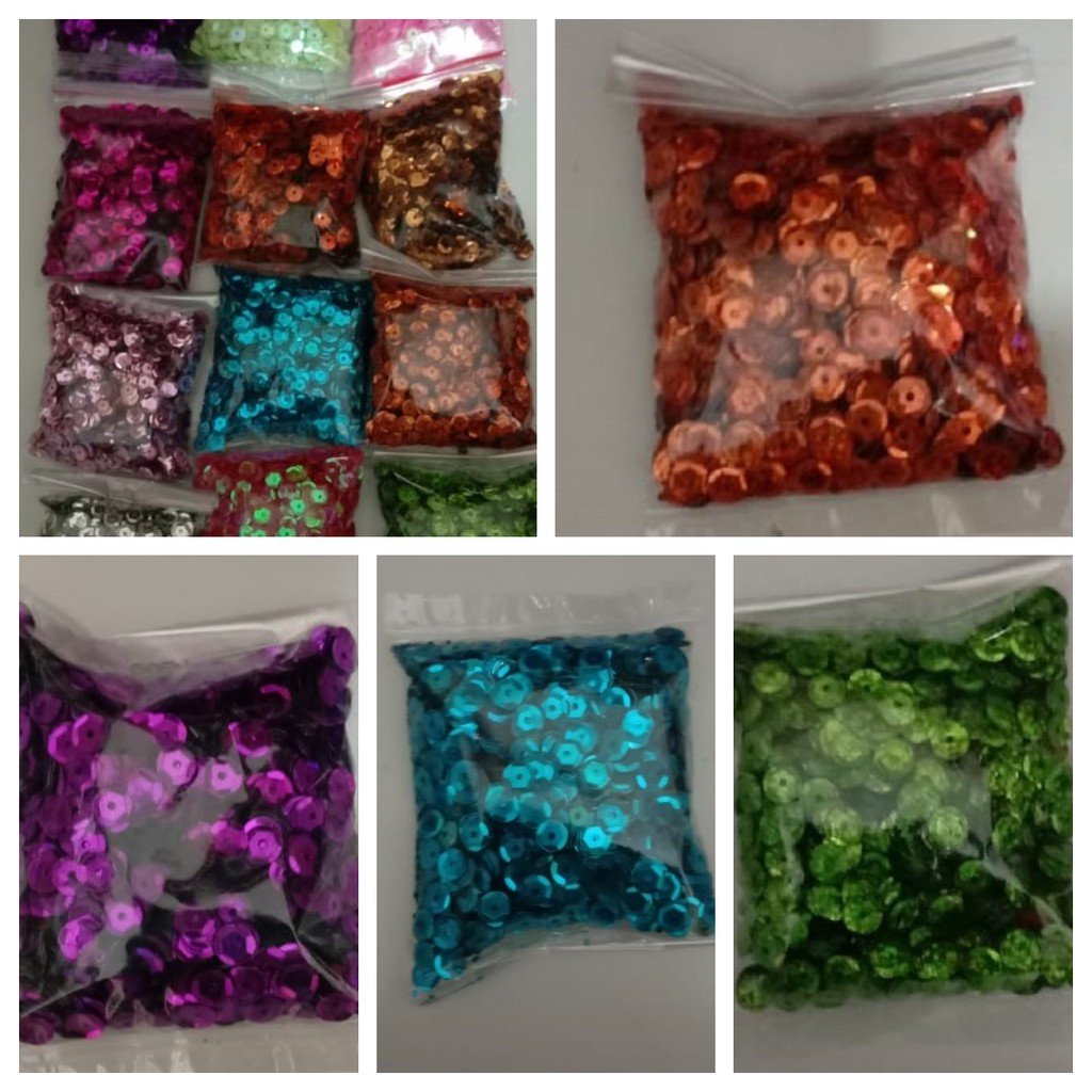 ramboci payet piring|ramboci payet bunga oval kemasan 30 gram murah