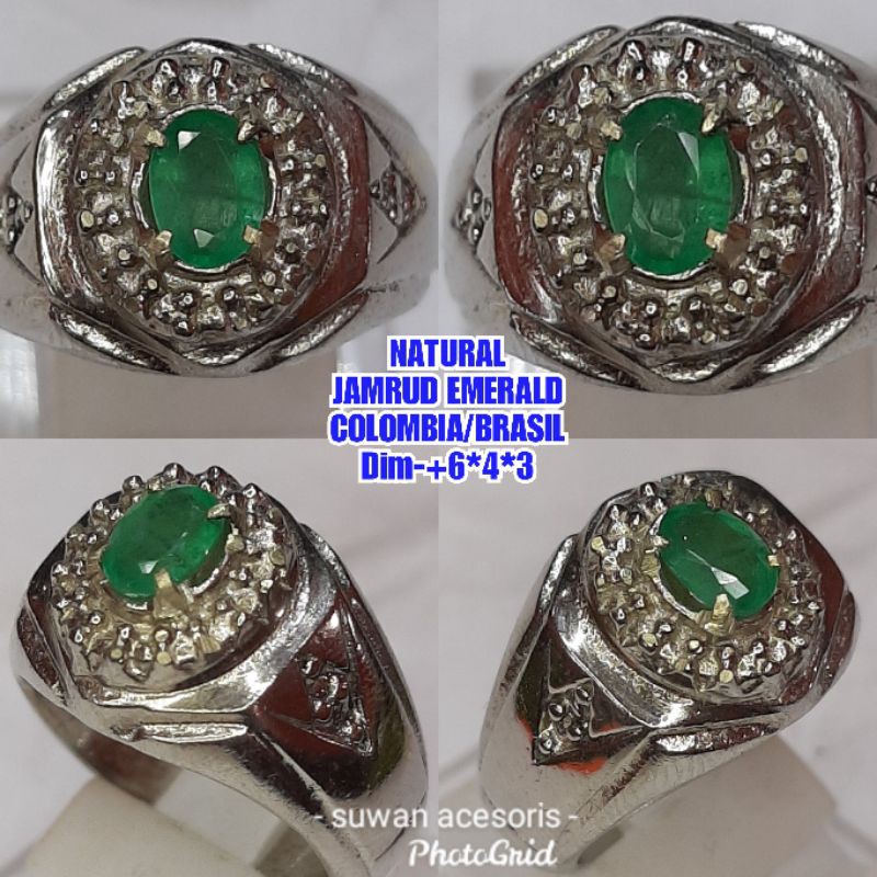 BATU PERMATA JAMRUD EMERALD BERYL BRAZIL B1