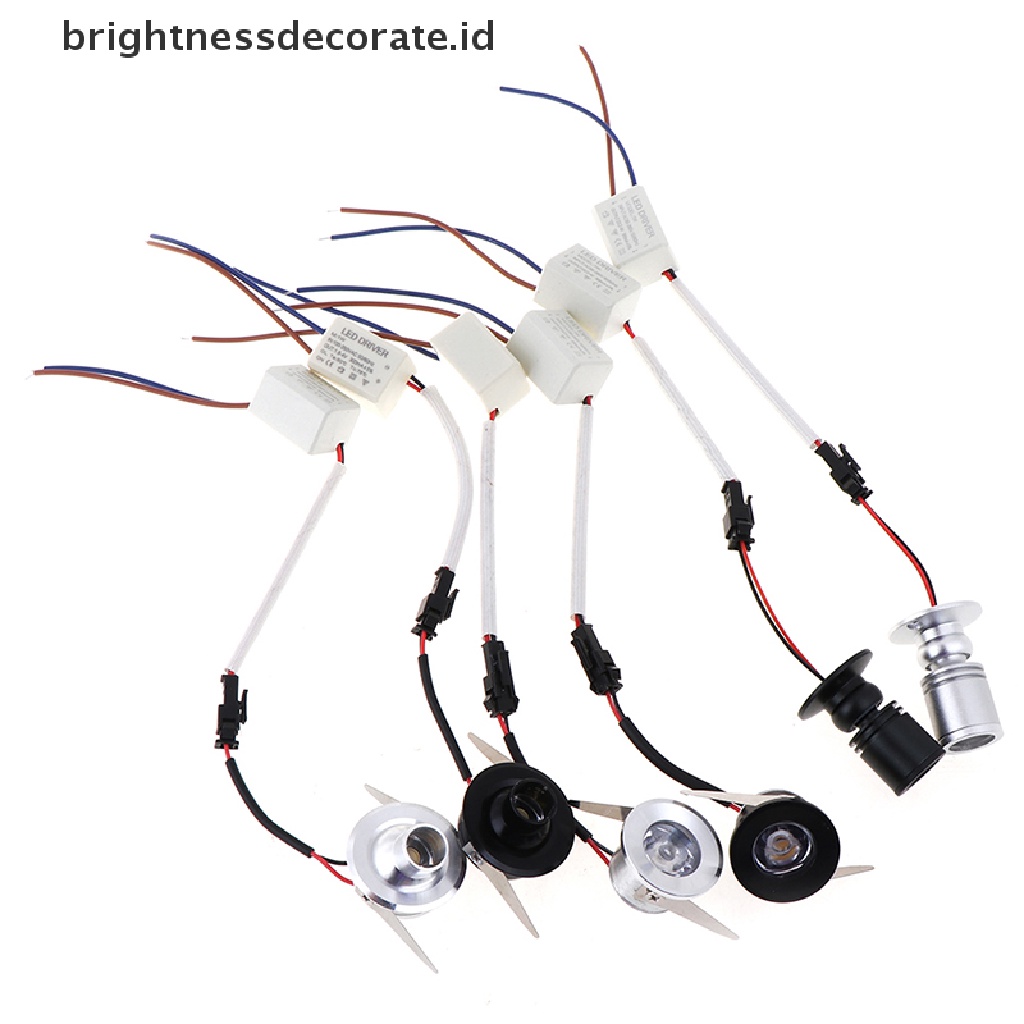 (Birth) Lampu Sorot Led Mini 1w Untuk Plafon Lemari Perhiasan (Id)