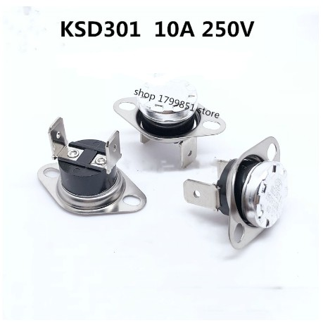 Thermostat Bimetal Sensor Suhu Saklar Pemutus Arus Otomatis 250V 10A  Dispenser Penanak Nasi Heater