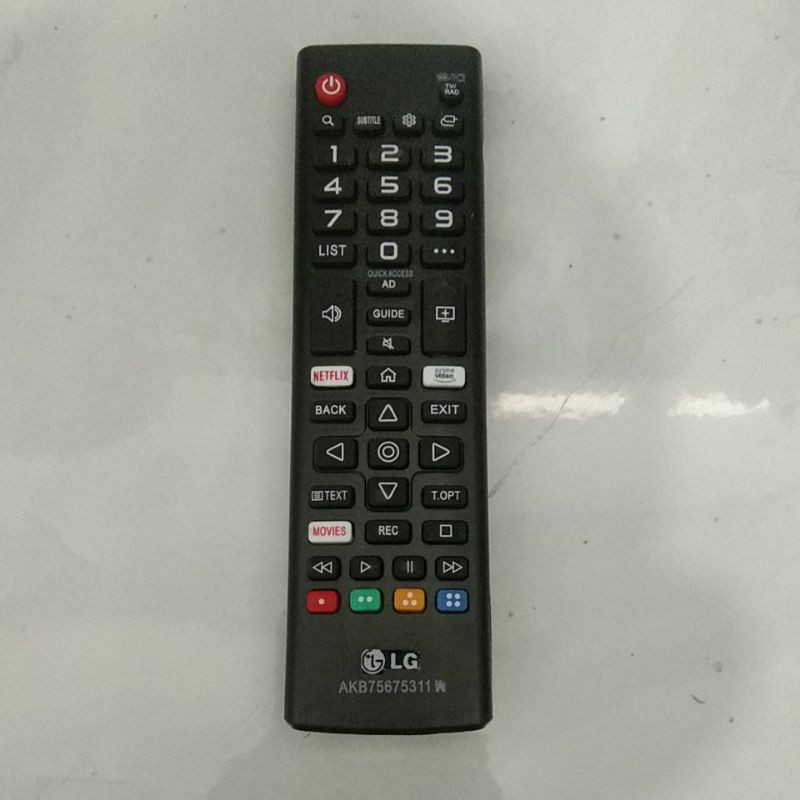 REMOT TV LG LCD/LED NETFLIX PRIME VIDEO AKB75675311