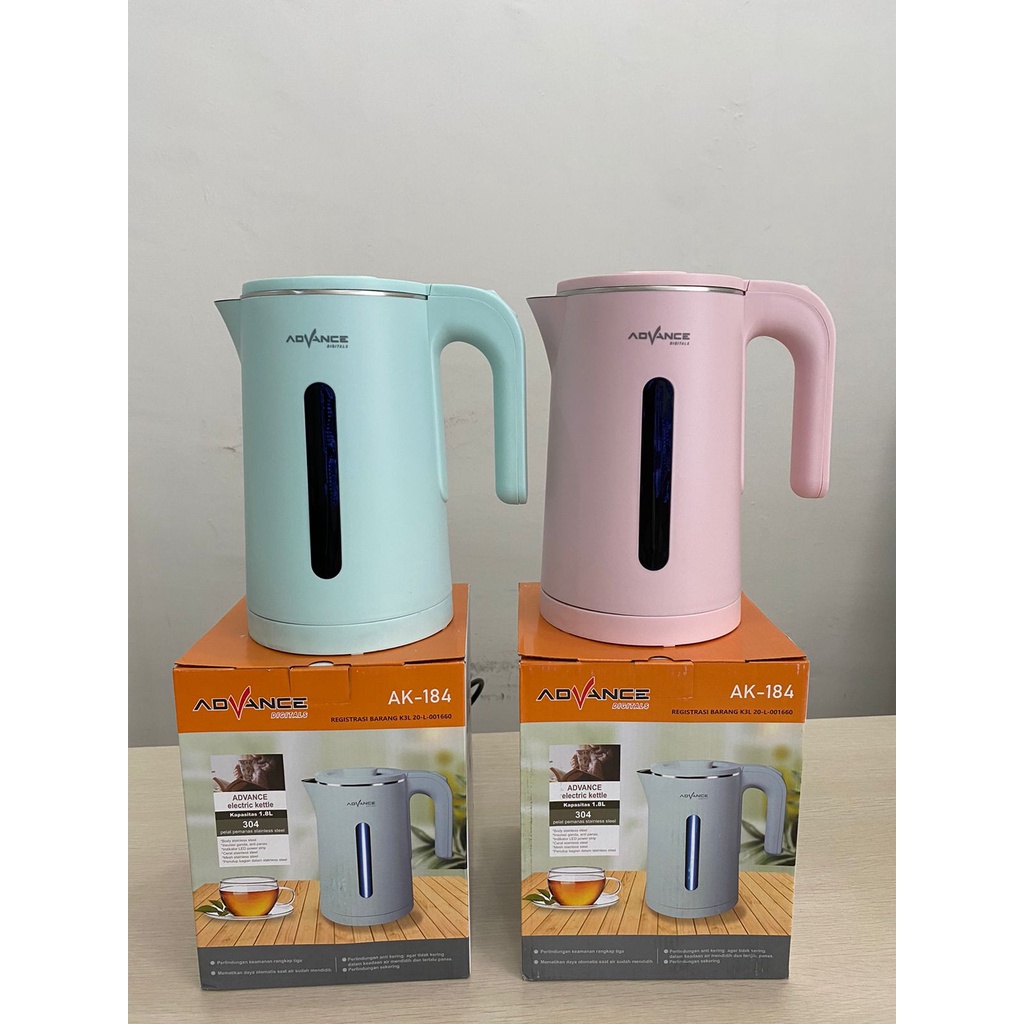 Advance AK-184 Electric Kettle 1,8 Liter Teko Listrik AK184