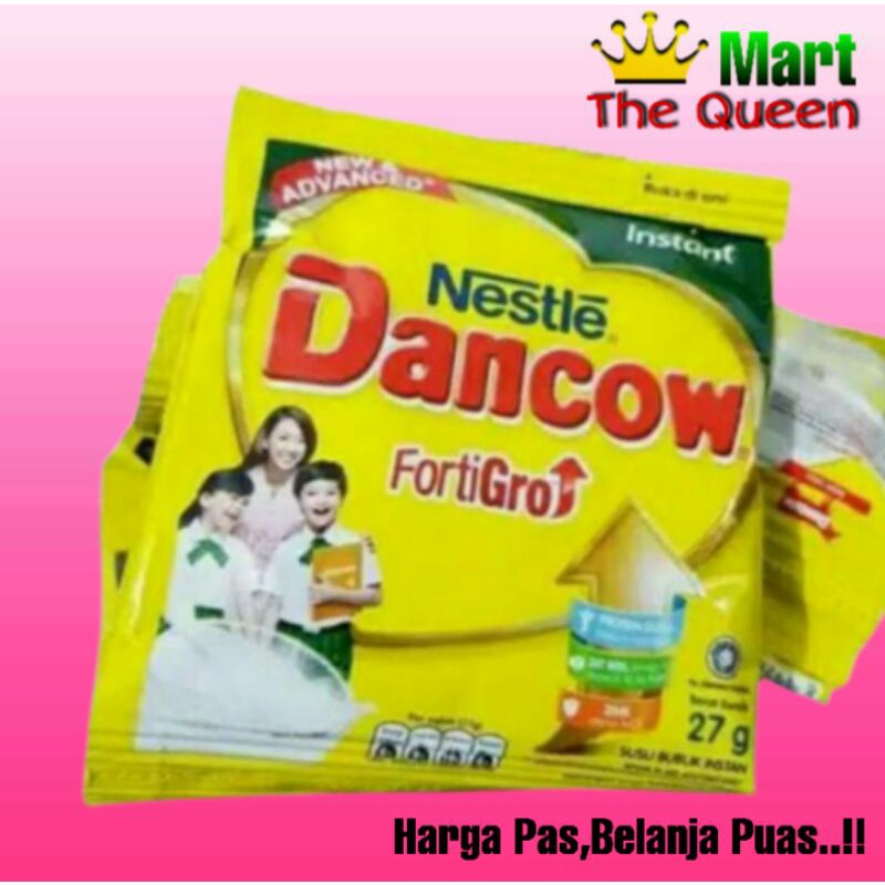 

Dancow Nestle susu fortigro sachet 27gr